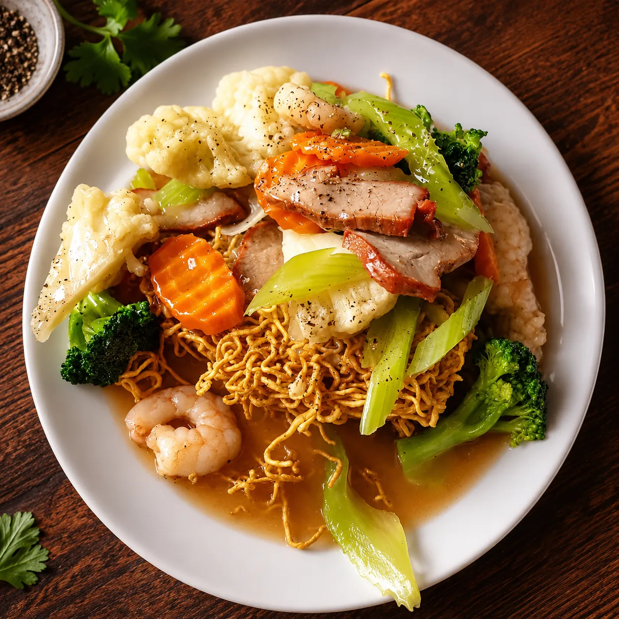 Chow mein at Bun's House Restaurant — best chow mein in Saskatoon